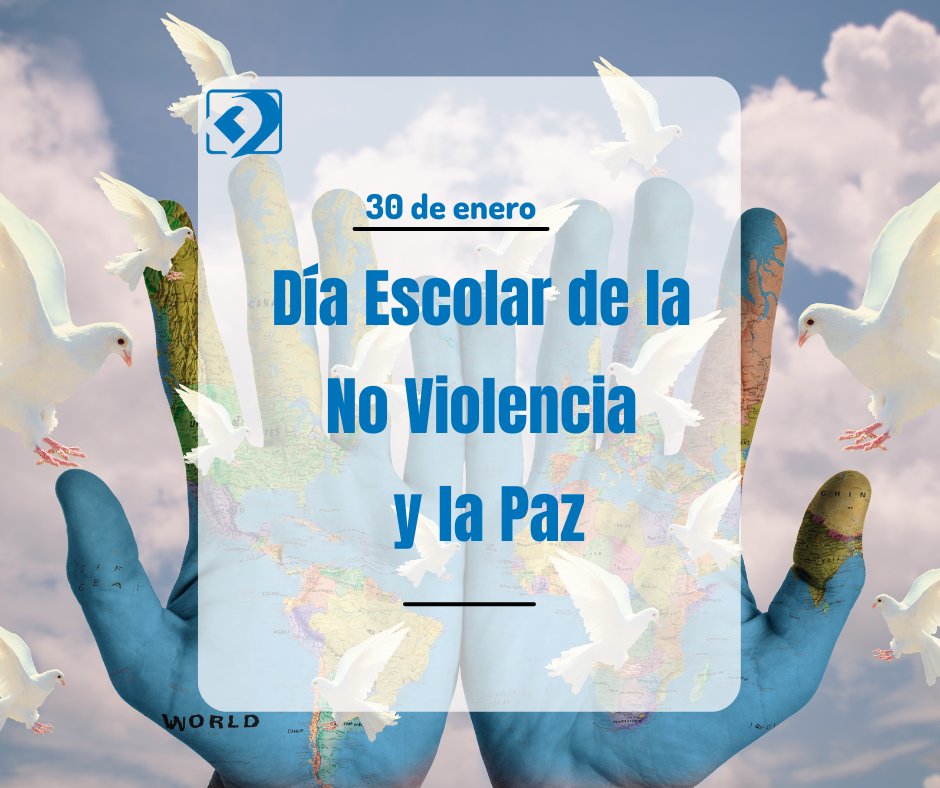 DisaicC's tweet photo. Cada 30 de enero se celebra el Día Escolar de la No Violencia y la Paz (DENYP), conocido popularmente como el Día de la Paz. Se recuerda la importancia de la tolerancia,la solidaridad y el respeto a los Derechos Humanos.
#Gesime #ConsultaDisaic #DisaicAlFuturo #25deDisaic https://t.co/39lxMLMhph