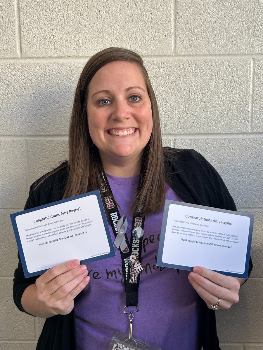 Our next staff member to be recognized is our AMAZING assistant principal Mrs. Payne. Mrs. Payne was recognized by two members of our school community for going above and beyond to help staff and students! #M9RoundingUpTheBest
