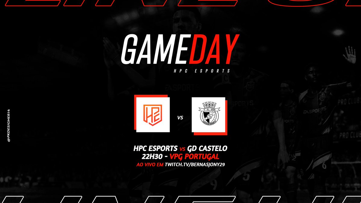 Também hoje a nossa equipa de pro clubs vai defrontar o GD Castelo a contar para a @vpg_pt 🟠⚫️

📺 Twitch.tv/bernasjony29

#ReachYourdreams
