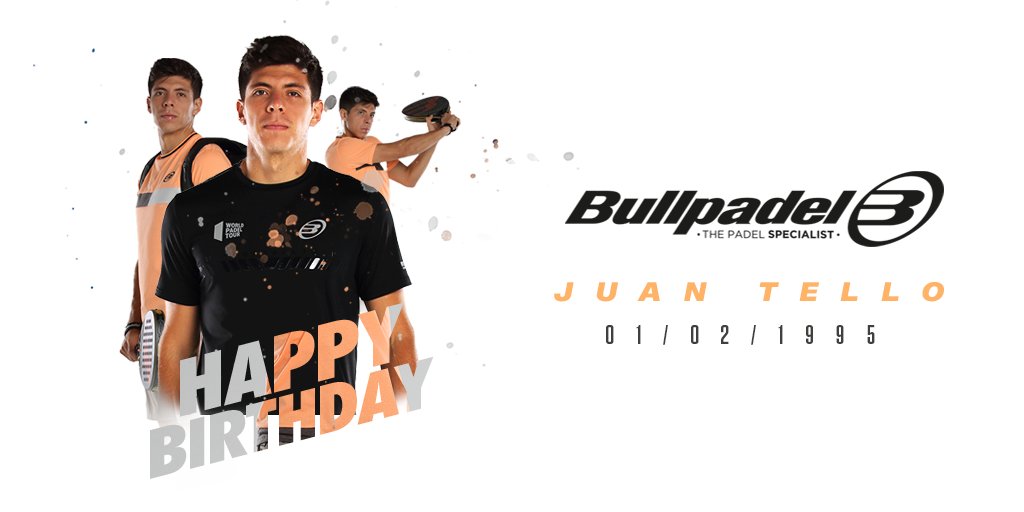 🎂 ¡¡Muchas felicidades, @JuuanTello!!🎉 Desde #Bullpadel te deseamos un feliz cumpleaños y que disfrutes de tu día. ❤️ . 🎂 Happy Birthday, Juan!! 🎉 Enjoy your day! ❤️ #BullpadelTeam