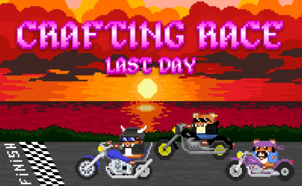 rollercoin_br's tweet photo. Nossa Corrida de Artesanato 🏁 vai para o fim, Rollers!

Mas você ainda tem algumas horas para levar sua equipe à vitória! 🏆
Crie o maior número possível de máquinas e decida qual bônus aparecerá no site para a próxima semana! 

Acelere 😉👇
https://t.co/fvaFhU1peu https://t.co/mQSEu9lTP1