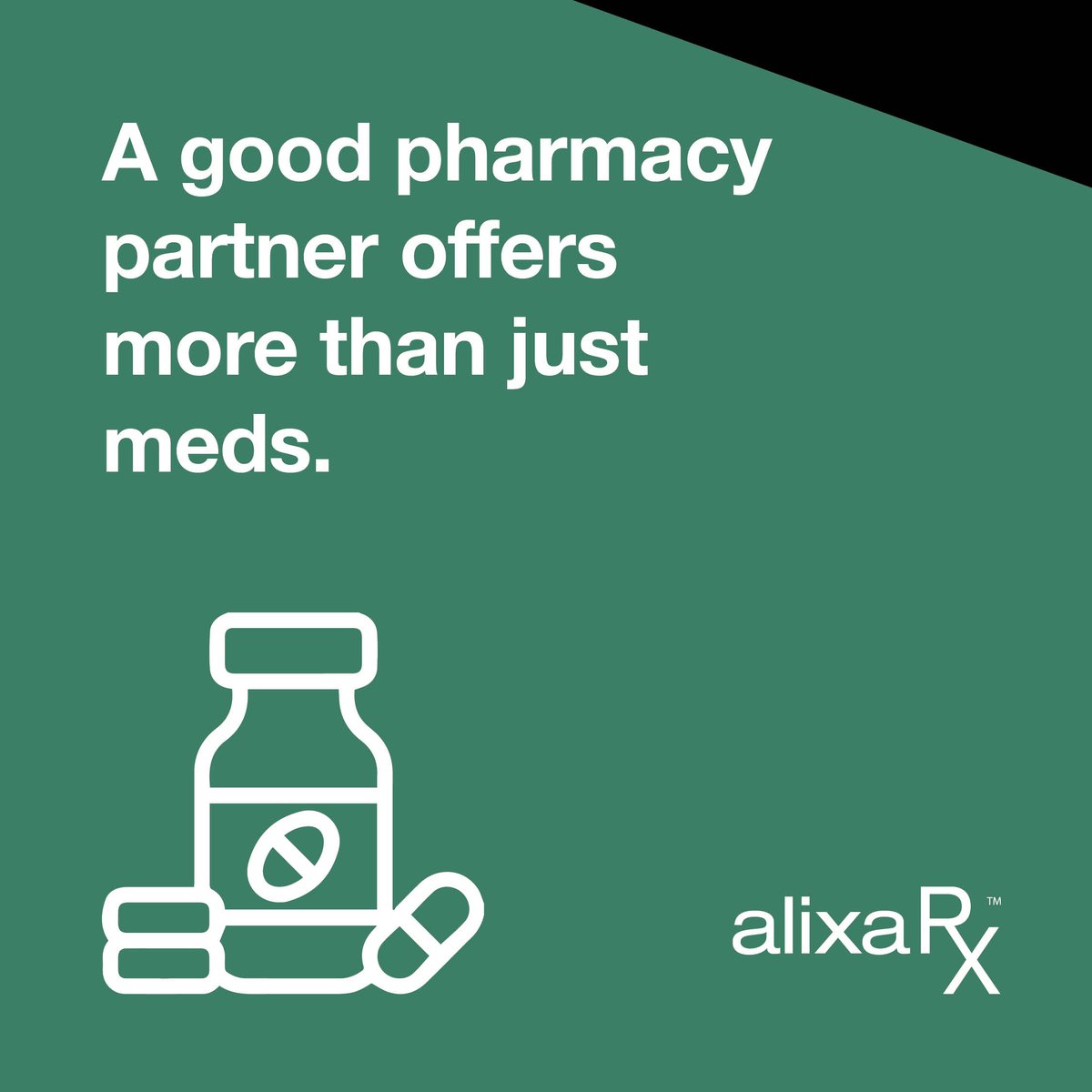 Our clinical pharmacists perform prospective medication reviews, which is like an extra layer of care for your patients. We help ensure that residents have the best combination of medications to address their conditions.

#AlixaRx #PharmacyServices