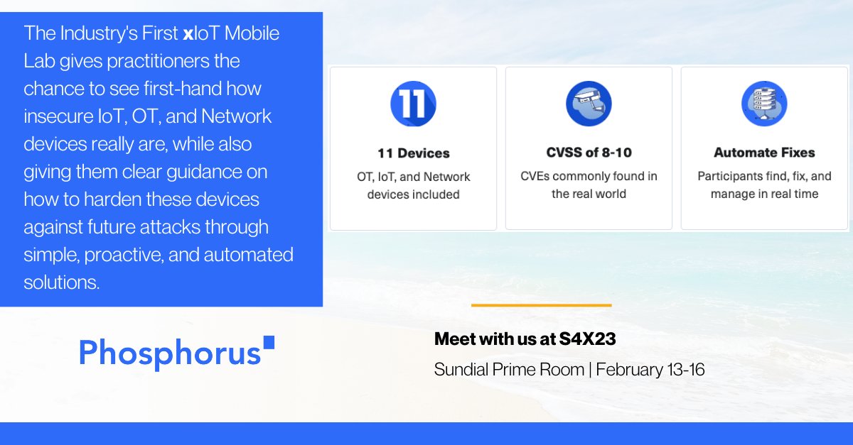 DougSharples's tweet photo. Experience the industry's first xIoT mobile lab for yourself at #S4x23. https://t.co/4plXXX7qnK https://t.co/DiRXE6o6tY