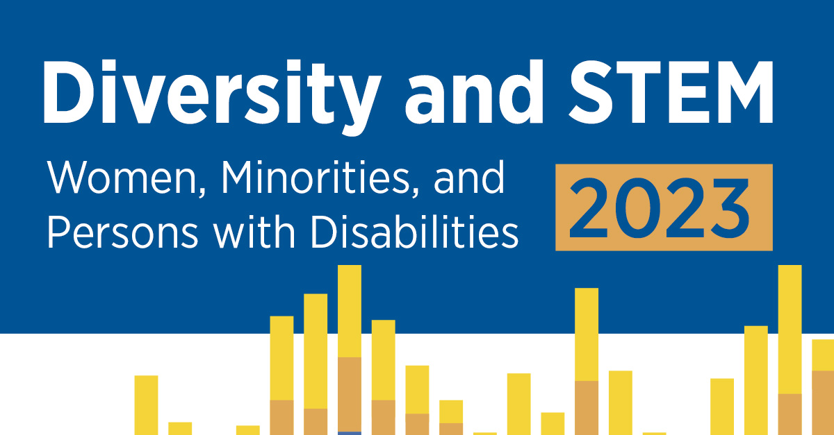 NCSESgov's tweet photo. NCSES just released a NEW report! Learn about diversity trends in the STEM workforce and science and engineering education HERE: https://t.co/YbNdnNBob7
#DiversityAndSTEM https://t.co/RL9ImzcpS5