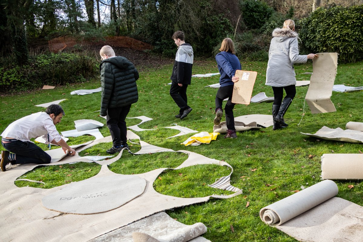 SensoryTrust's tweet photo. A great start to our wildflower project with @PencalenickSch ๐ผ
The students did an amazing job using all their measuring, maths and mapping skills! Using a no-dig approach covering the soil ready to sow seeds later in the spring
#LanguageOfNature #LifeSkills @HeritageFundUK https://t.co/1oN5ZpgHHQ