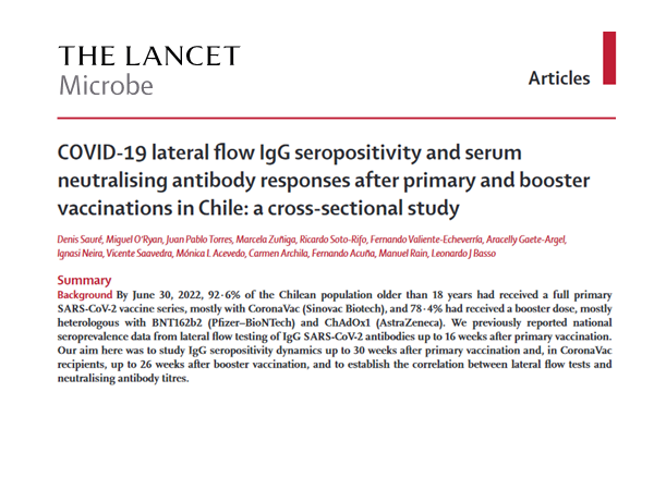 ¿Was it effective to use Pfizer &amp; AstraZeneca as boosters after vaccination with Sinovac?

Our new article on IgG dynamics after  vaccination against Covid in Chile is out at <a href="/LancetMicrobe/">The Lancet Microbe</a> . A thread 🧵

With <a href="/DenisSaure/">Denis Sauré</a> <a href="/jptorrest/">Juan Pablo Torres Torretti</a> <a href="/MiguelOryan/">Miguel ORyan</a> <a href="/pelaofunk/">FeRNAndo Valiente 🧬🧫🔬</a> <a href="/sotorifo/">Ricardo Soto Rifo</a> <a href="/Rain_Beer/">Manuel Rain</a>