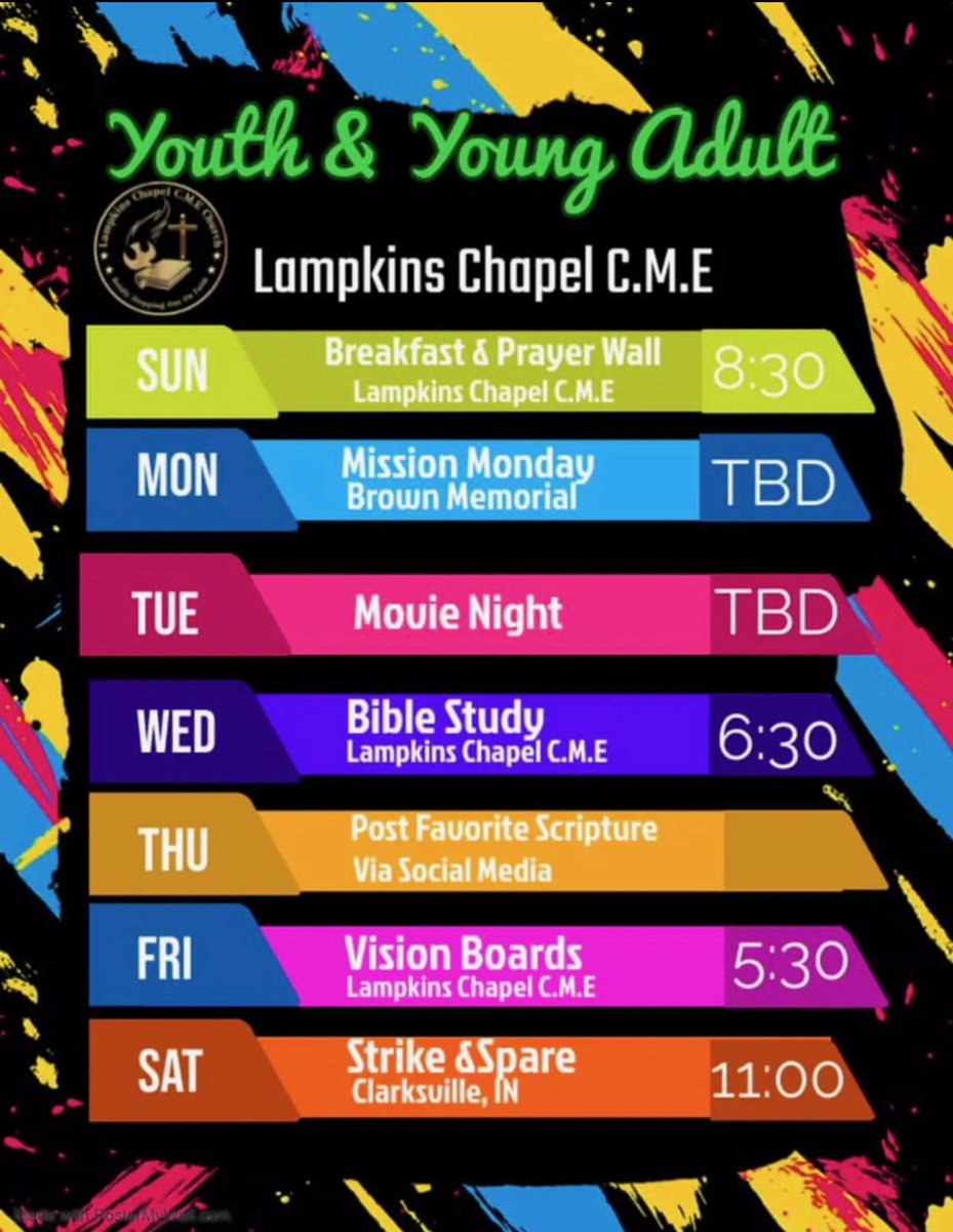 CYAM_CME's tweet photo. What an excellent Day 1 of Connectional Youth and Young Adult Week! Today is Day 2, and we are so excited!! 

#IAmCME #IAmCYAM #CYYAW23 #CYYAW #GoBeFree https://t.co/QDA9kmCZuS