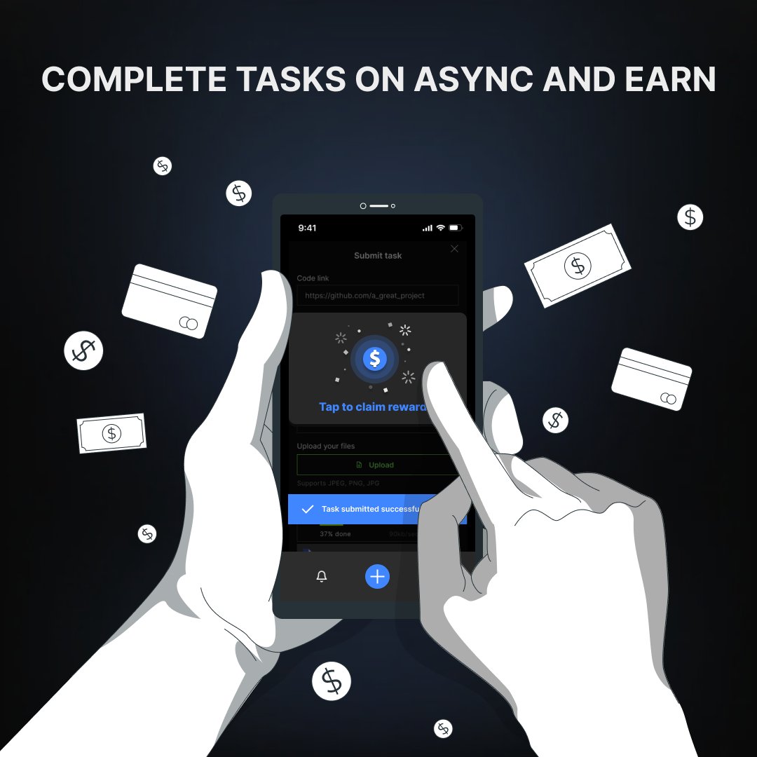 thefutureofwork's tweet photo. Are you ready to turn your free time into cold hard cash? 💰
Complete the Task on Async and Earn!✨
Whether you're looking to pay off some bills or save up for that dream vacation, Async allows you to earn money while working on your own schedule! 💯
#asyncnetwork #workfromhome https://t.co/573UB5PIpb