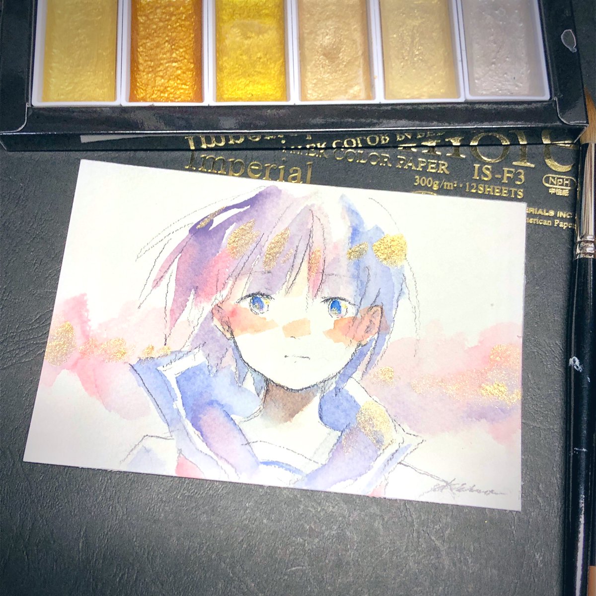 青瀬きいろ Watercolor.log 水彩画イラスト 水彩画 #透明水彩