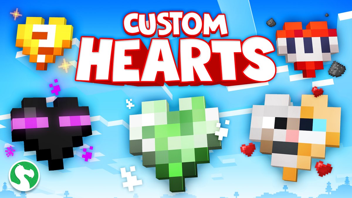 Do you want to get ultra speed, summon a storm or even be able to fly? 💜💝💙 Then use our custom hearts to spice up your survival! ❤️‍🔥

Available on the <a href="/MinecraftMarket/">Minecraft Marketplace</a>! ❣️
🛒 bit.ly/custom-hearts