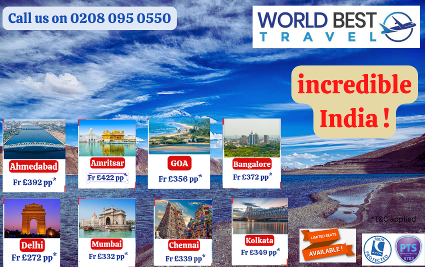 WorldBestTravel Ltd on Twitter "Great India Offer is Live Now
