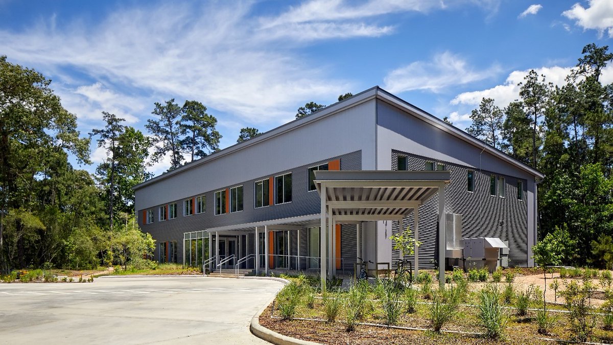 HARCresearch's tweet photo. The @HARCresearch Living Lab is the first commercial building in Texas to receive #LEEDzero Energy certification by @USGBC. Read more here -> https://t.co/2k3rumuJs6.
#HARCresearch #HARCLivingLab #netzero #energyefficiency #energy #design https://t.co/IJNb0riUrN