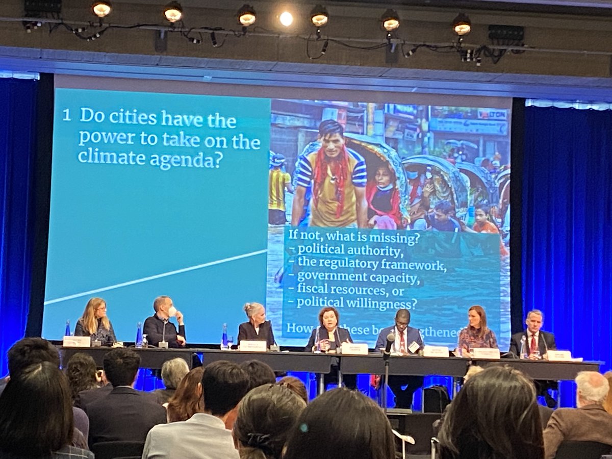 DerekHyra's tweet photo. Excited to be at the @WorldBank's #urbanizationConf. Learning much about the links between the #ClimateCrisis and #Urban growth and development. @MPC_AU https://t.co/xtOlbfPTlg