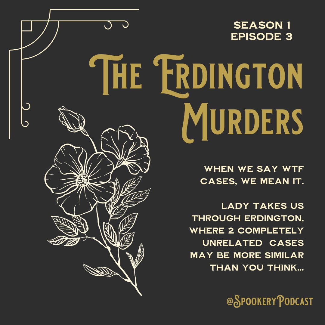 SpookeryPodcast's tweet photo. Episode 3 Is officially out!!! We cannot WAIT to hear what you guys think!!! @alanakneecole @LadyTheatricks #true crime #Spookery #WTF Cases #podcast https://t.co/YHpJLwmu4t https://t.co/QV0Iou9vuI