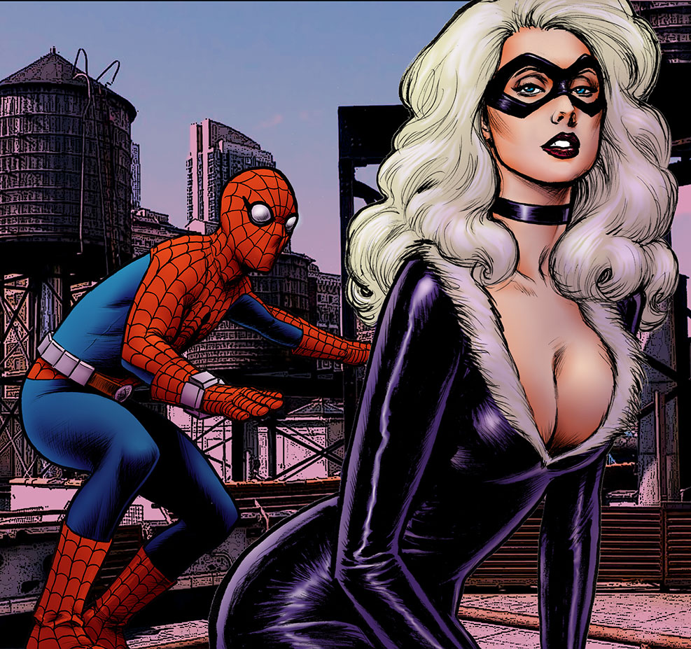 RussBraun2's tweet photo. Putting together a 70s Spidey con sketchbook with all the "What If?" villains included... #SpiderMan #Spiderman77 #BlackCat #NicholasHammond #MorganFairchild #comics #sketchbook https://t.co/xi7rhrXRZI