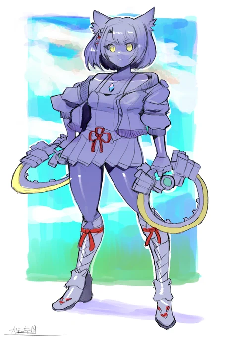 今日は30日と言う事でミオの日。と言う事でゼノブレイド3のミオちゃんでおやすみなのだ 