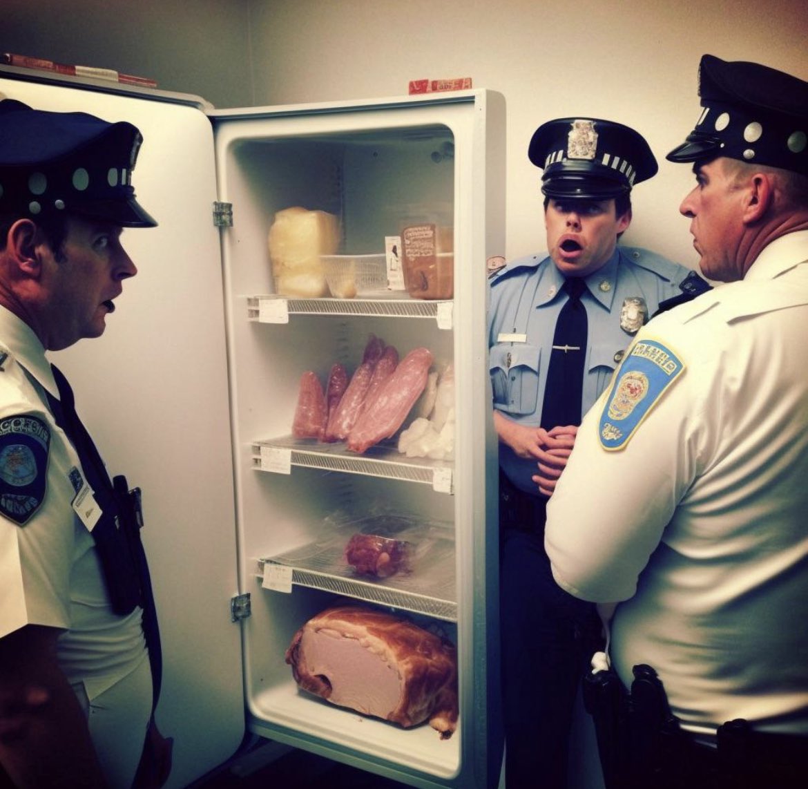 Weird Ai Generations on Twitter "Police have discovered undeniable