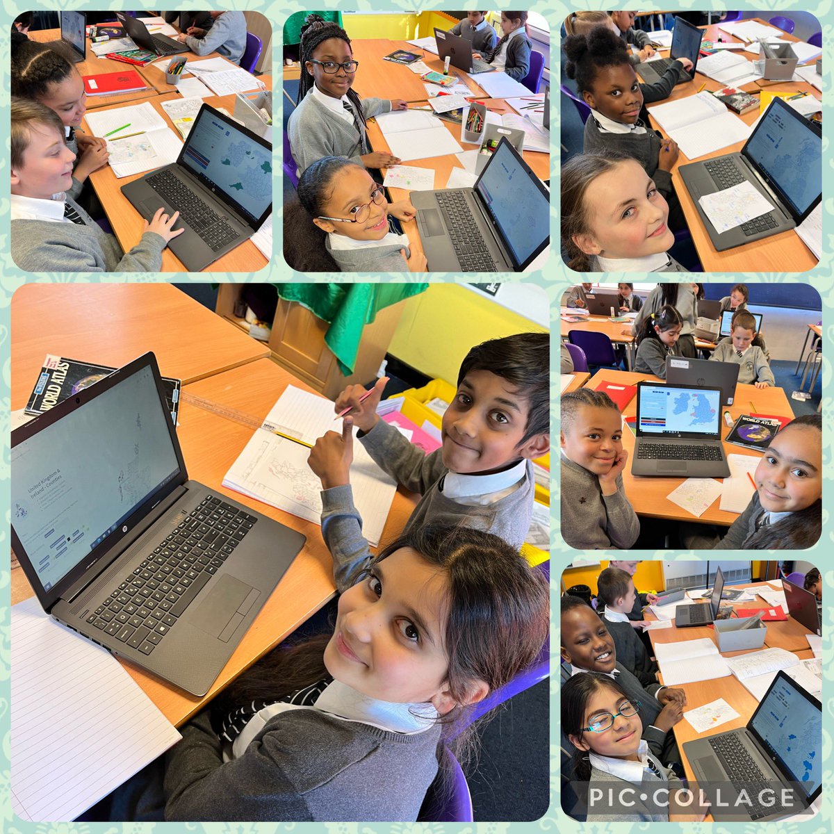 StBernsPrimary's tweet photo. Today 4RW used an online map to locate counties in the United Kingdom. We discussed what made our county famous, what do you think we came up with? #stbernsgeography #mapwork #atlas #skills https://t.co/6zdBkqGyA7