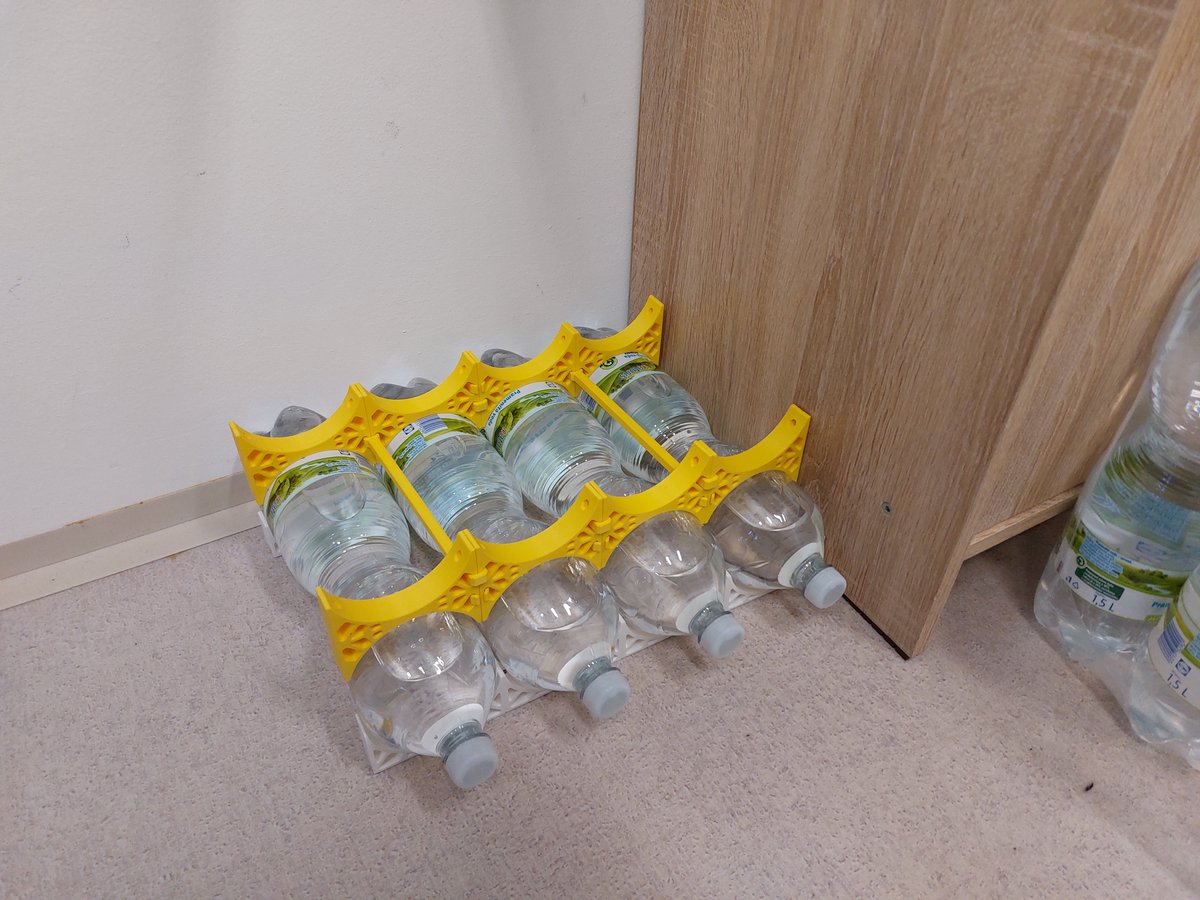 DangeMask's tweet image. Finally published new model. PET bottle stackable holder. Print as many as you need, connect with screws or printed connectors
printables.com/model/384659
Printed with @Prusa3D MINI from @Polymaker_3D PolyTerra PLA
#practicalprinting #3dprint #prusalive