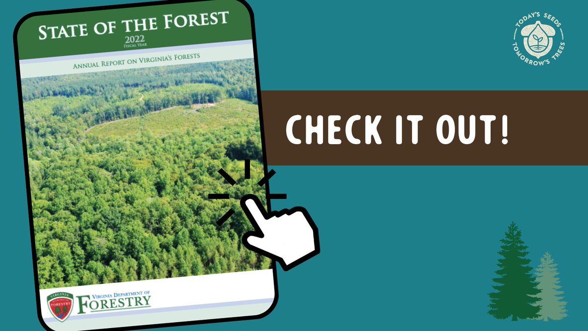 Tomorrows_Trees's tweet photo. Any tree or forest wonks out here? (We thought so) 

Check out our partner @ForestryVA's latest annual report to learn more about the agency's tree planting efforts &amp; the hard work VDOF's staff are putting into protecting &amp; conserving Virginia's forests: https://t.co/l45VybO1bN https://t.co/MV4rrRPVzq