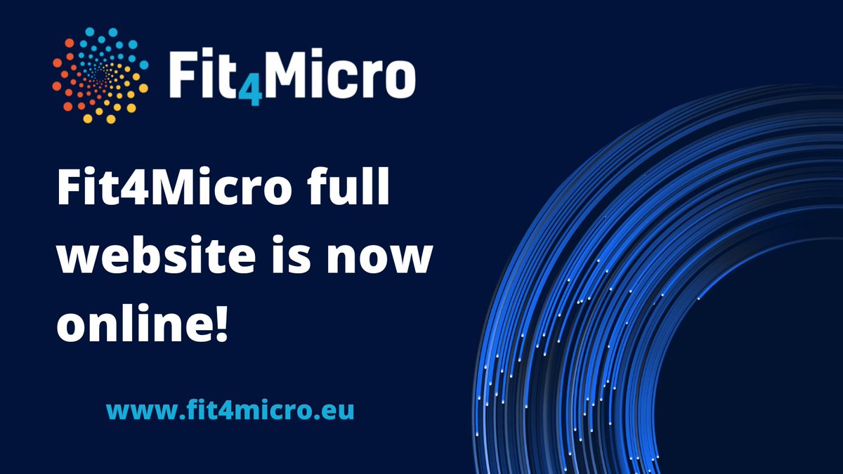 ⚡  The Fit4Micro solution aims to design and demonstrate a highly-efficient micro combined heat, cool and power system working on renewable energy.

❓ Want to know more? The Fit4Micro project website is now online!

💻 Visit our website: fit4micro.eu