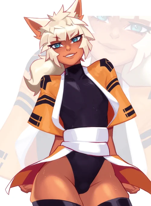 still love this piece I did of  's OC Yun(2021) 