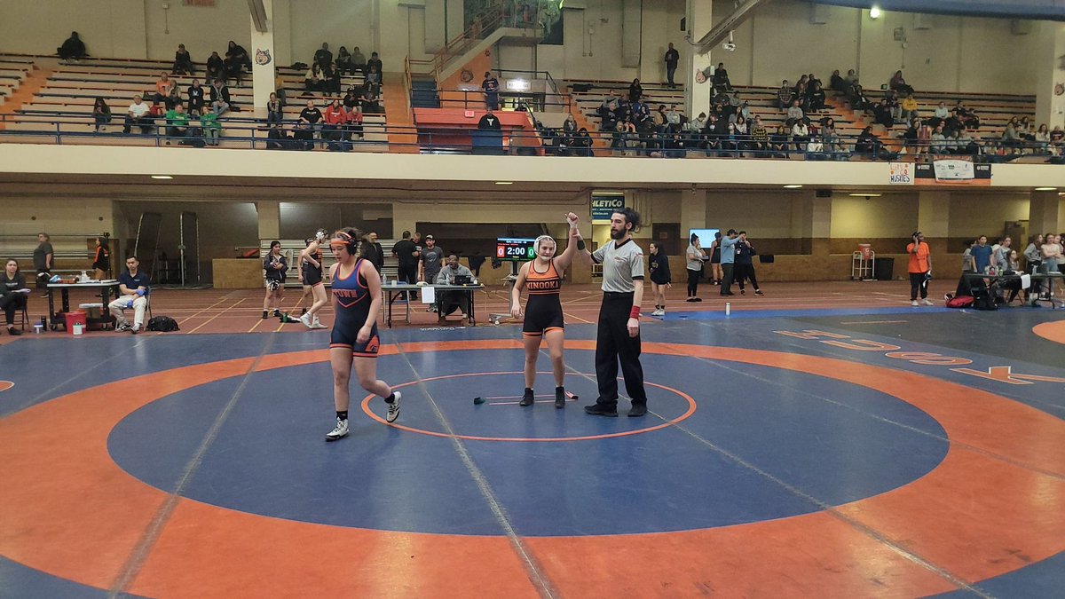 LanieCecala's tweet photo. Third championship in a row. All thanks to my coaches for pushing and teaching me to be better everyday. #BAB @Minooka_GirlsWr https://t.co/mPgzzhHm4S