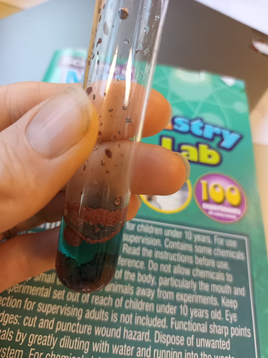 OxHospSchool's tweet image. Turning theory into practical! This pupil had fun exploring metal displacement in a chemistry experiment. #Science #Chemistry #DisplacementTheory #HospitalSchool