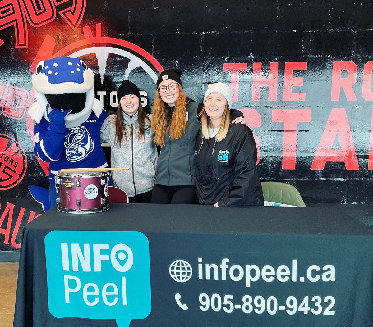 CDRCP's tweet photo. Yesterday CDRCP’s InfoPeel and EarlyON staff attended the Mississauga Steelheads Cultural Celebration Game. Families were able to connect with our team and ask questions regarding childcare, respite services, special needs and more! Thank you for having us! @ohlsteelheads 🏒🥅🙌🏽 https://t.co/V69gM2hmoN