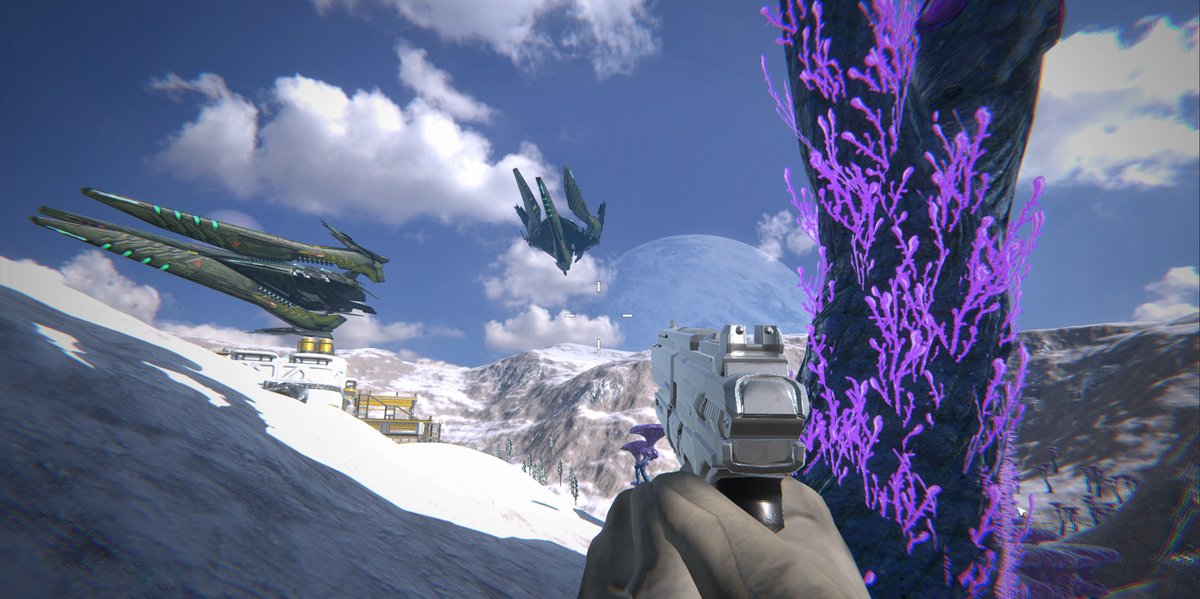 PlayStarnage's tweet photo. @TheCoffeeBlock If you like Halo, you may want to take a look at Starnage 👽 https://t.co/vrBAfAosYx