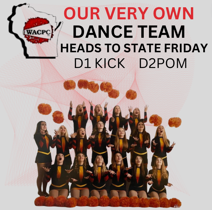 PulaskiRedSea's tweet photo. Pulaski Dance Team is headed to STATE this Friday!!!!! 🏆
🔴 #PulaskiDance ⚫️ #RAIDERSTRONG 🔴 #Statebound ⚫️ https://t.co/z0tBoI7Nne