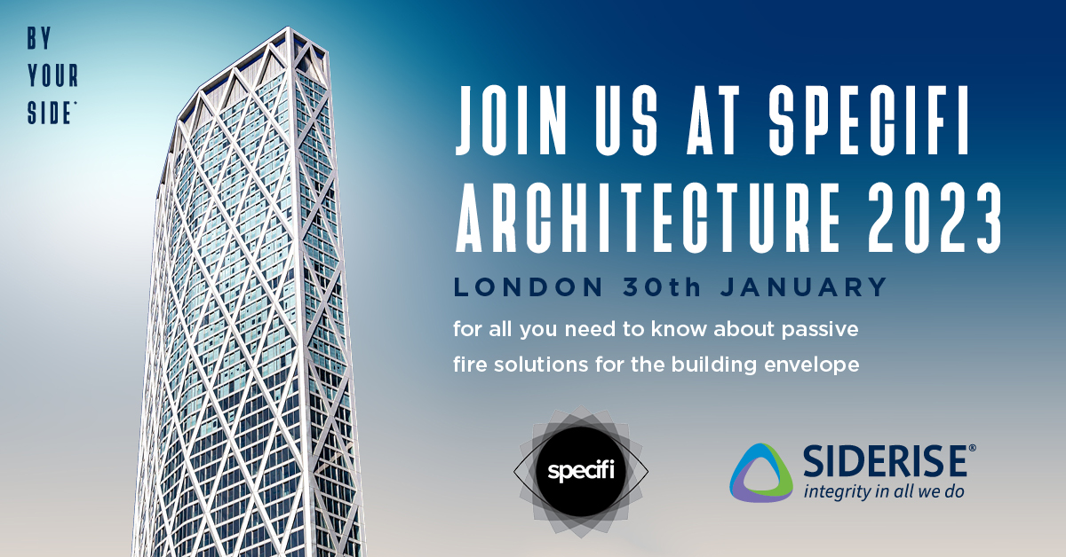 Our #UK technical team will be at the <a href="/SpecifiDay/">Specifi</a> Event in #London today. It's a great forum for suppliers and #specifiers to come together. Find out more at: specifi.co.uk #Specification #FireSafety #ByYourSide #Architecture