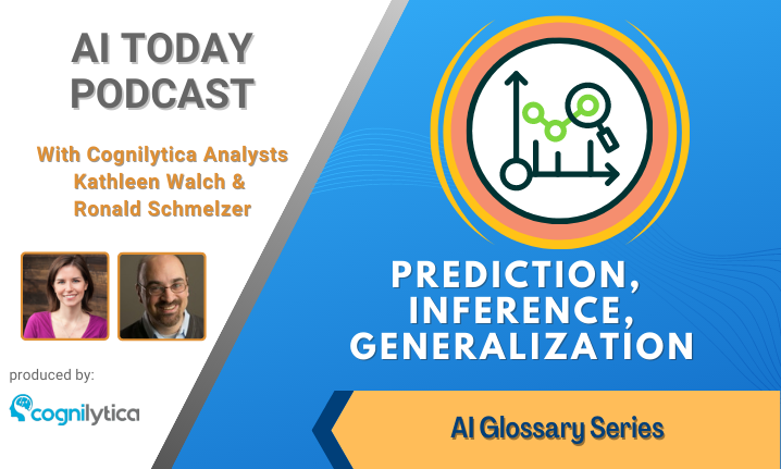 Megala_Y's tweet photo. In this @Cognilytica #AIToday #podcast AI Glossary Series episode, 'Prediction, Inference, and Generalization' hosts @rschmelzer &amp; @kath0134 define and discuss these terms and how they fit into the overall picture of #AI. Full episode: https://t.co/l17FtemDxC
#tech #ML #data https://t.co/KNbaGa9cWp