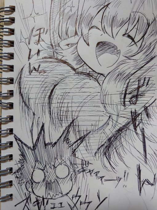 #今月描いた絵を晒そう
全部同じ角度じゃん 