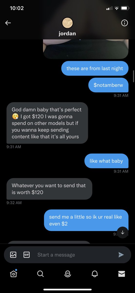 jess10207333's tweet photo. don’t sell to this guy @jdown35 he SCAMMED me told me after i send pics he will pay once i did he said after i video chat bc he can’t do “many transactions” https://t.co/TVQIugNSKt