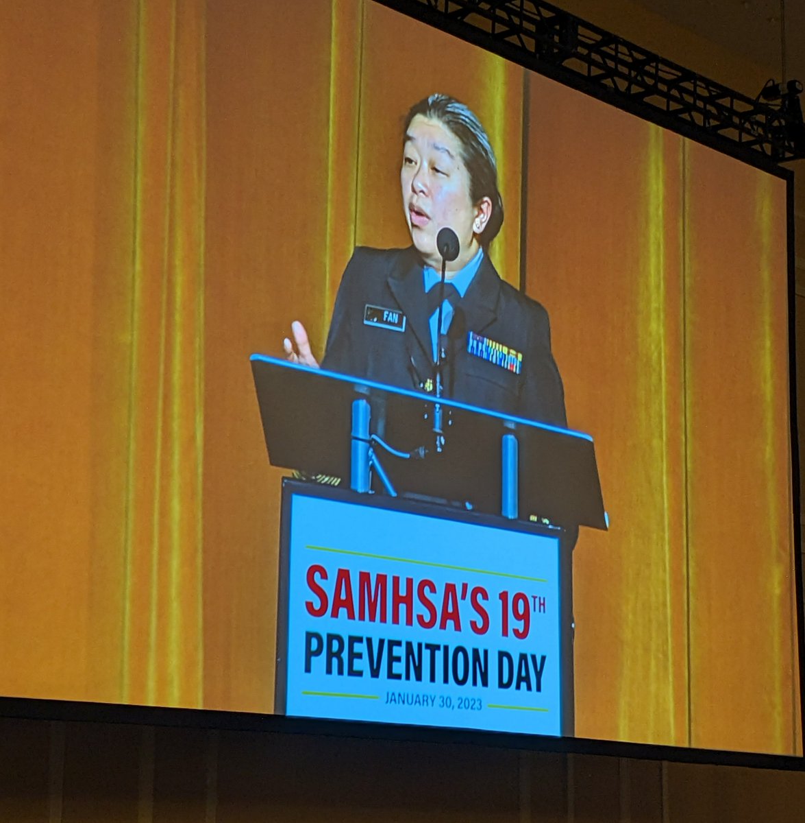 'Nothing beats working with people who care about #prevention.' Cpt. Jennifer Fan, @samhsagov's acting director of CSAP. Opening remarks at #PreventionDay. We're here, and we're presenting this morning at 11:15 a.m. ET. Come see us or stop by our booth!