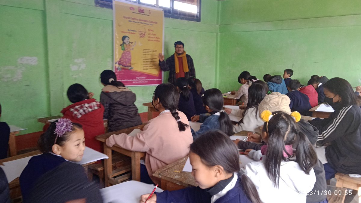 Dulom_K's tweet photo. In the memory of our Father of Nation Mahatma Gandhi ji, 30th January is celebrated as Martyr's Day. Also, this day is celebrated worldwide as World Leprosy Day. So today here in MECHUKA, Shi-Yomi District, SPARSH Leprosy Awareness Campaign fortnight was launched with much pomp. https://t.co/HscPbdqsrP