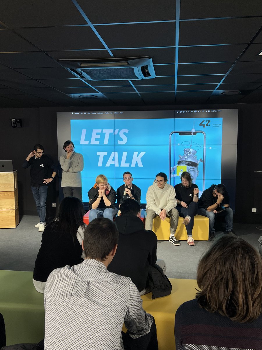 42Perpignan's tweet image. Le stress monte avant la rentrée ce mercredi....
🥲Premier Check In de 2023
🐬Photos pour les 160 cartes étudiants
🧠Réunion de pré rentrée avec tous les students...
Kick Off is coming !! #42perpignan #borntocode
Passez les jeux et rejoignez nous admissions.42perpignan.fr