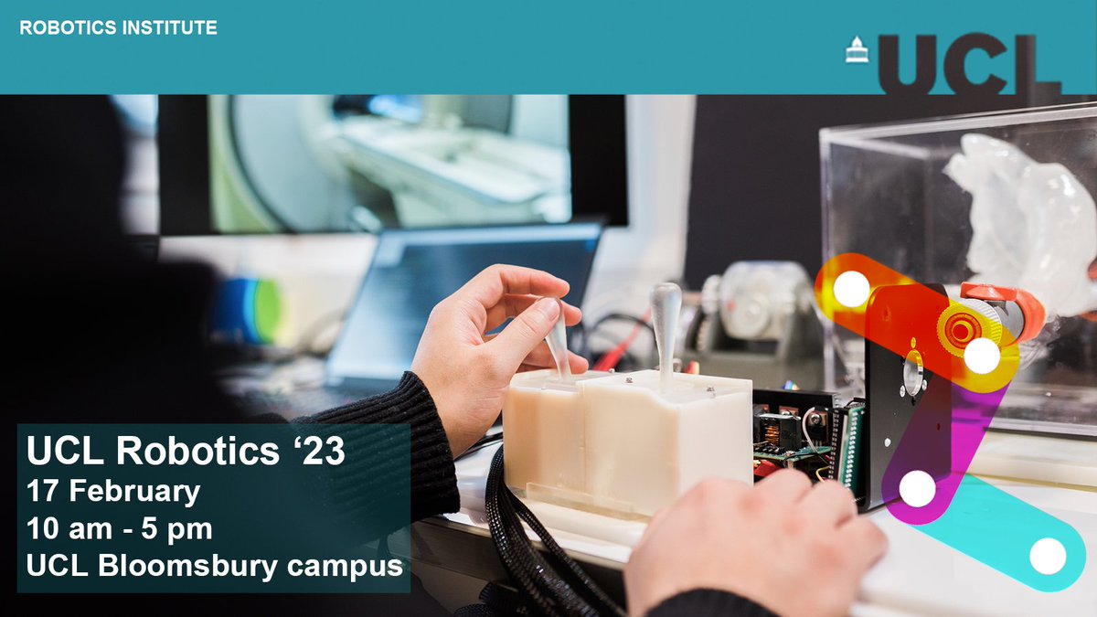 We're looking forward to hosting UCL Robotics '23  on Friday, preps are underway and we expect a fabulous turnout to discuss all things. 

#robotics #autonomoussystems #research #industry #partnerships #uclengineering #uclrobotics23