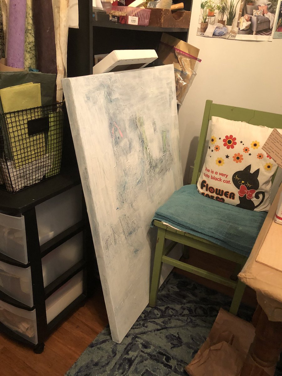 Finally have a lot of paint so need to organize this small studio &amp; get to painting!! Been a very long time.