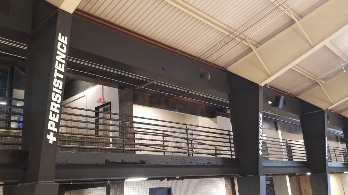 SparkSigns's tweet image. We recently installed a variety of #signage at All American Field House. We're proud of the work we did, including a #wallmural in the entrance area, the court side logo signage, motivational words, &amp;amp; #dimensionalsign for the Cadence+Fuel+Gear store.

#spark #signs #interiorsigns