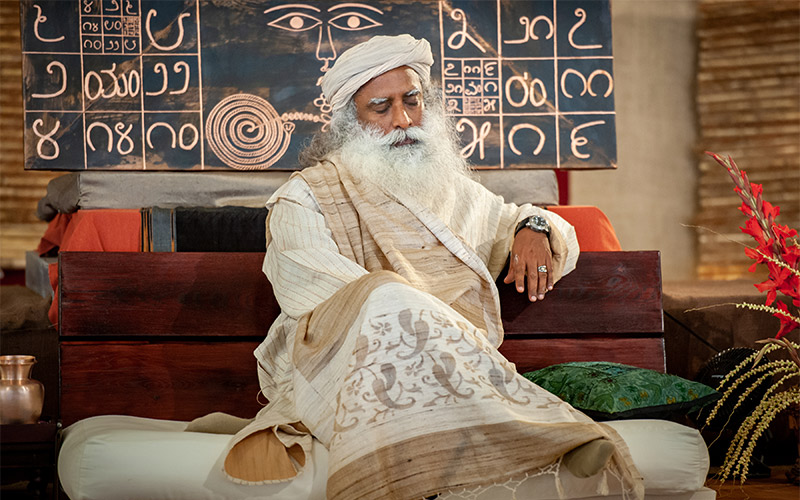 Sound has a geometry of its own. If you utter the right kinds of sounds, it will touch and embrace the forms. There is tremendous power in this. #SadhguruQuotes