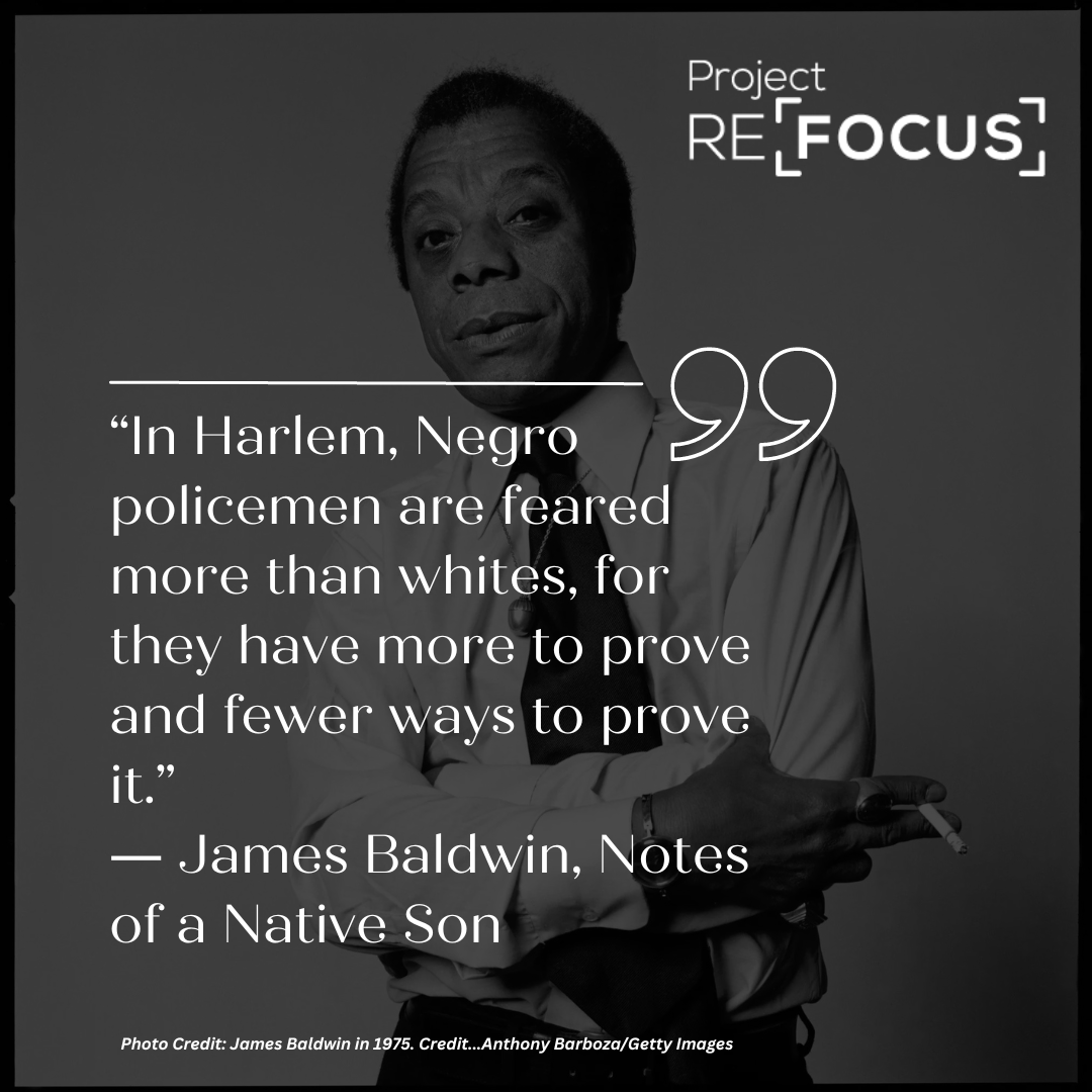 ProjectRefocus_'s tweet photo. Decades later and this quote from James Baldwin's #NotesOfANativeSon remains true.
Click to read more about @PublicHealth's statement on law enforcement violence as a #publichealth issue.
https://t.co/XPcaTYs0UR https://t.co/MXuHCdbUtn