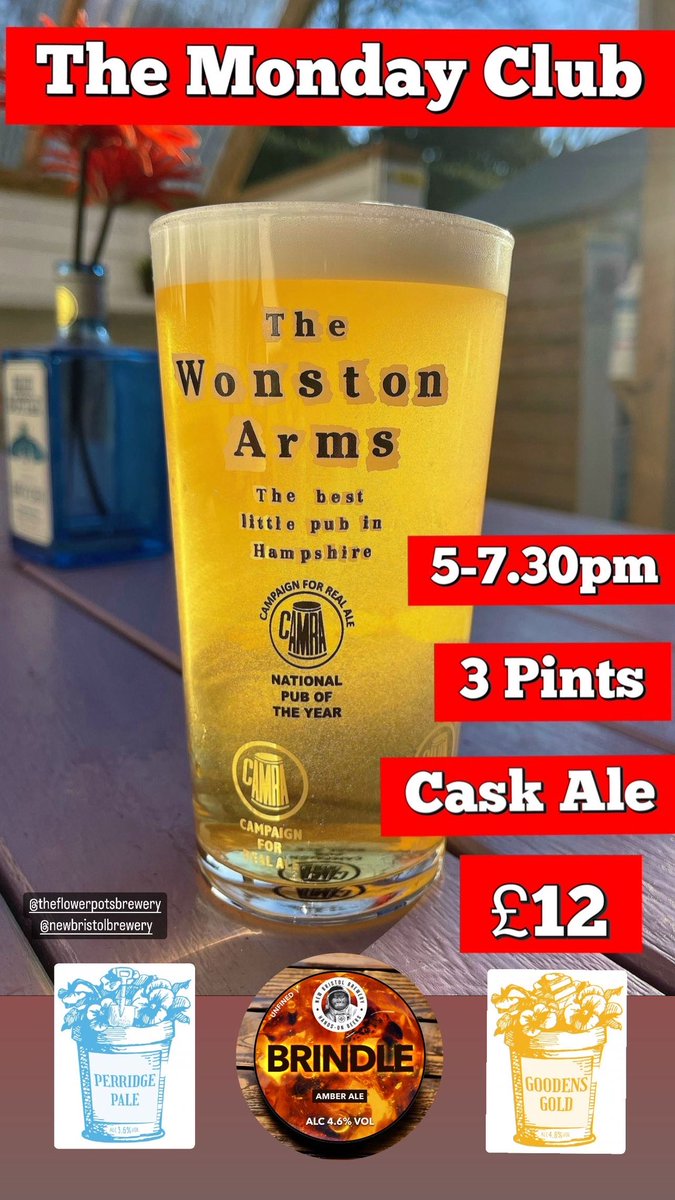 thewonstonarms's tweet image. Our Monday Club opens its doors at 5pm tonight, Cosy evening in store. Don’t forget you don’t need to use your Monday Club 3 pints for £12 vouchers in 1 night, they are valid any Monday evening , excluding Bank Holidays  🍺✅
#mondayclub #community #communitypub #winchesterpubs