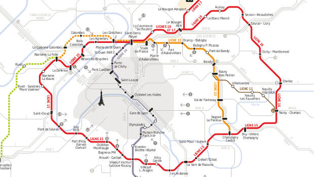 the_transit_guy's tweet photo. France is building an automated 47-mile subway line (M15) with 36 stations for an estimated $10.2 billion dollars, $1 billion dollars cheaper than what it cost to bring the Long Island Railroad to Grand Central. We just really need better cost control and project delivery. https://t.co/YUmrzMl0Ns