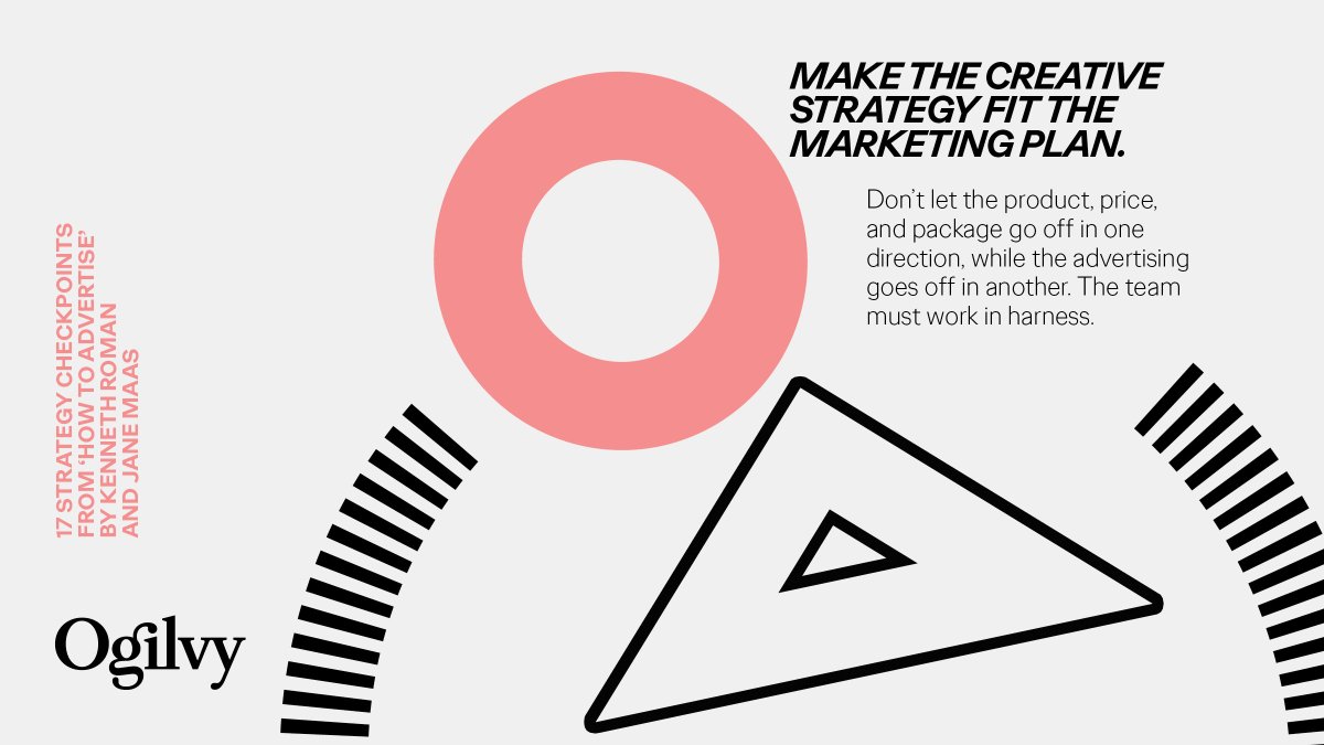 Good #Strategy is what underpins a strong brand. Get it right &amp; you're a long way toward home. Timeless advice from Kenneth Roman &amp; Jane Maas in #HowToAdvertise.

Keep up to date with all our latest thinking: okt.to/YTk4tZ

#MondayMotivation #AgencyVoices
