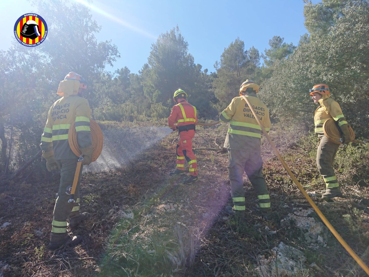 BombersValencia's tweet photo. 🔥⛰️Continuem amb les pràctiques conjuntes d'estesa de mànegues a l'àmbit forestal

👥 Hui amb personal @BombersValencia de #bombers, coordinadors forestals, comandaments #BRIFO i diverses unitats #BRIFO. 

📍Realitzades a: Gandia, Sagunt, Sinarcas https://t.co/bJC0tkqUOL
