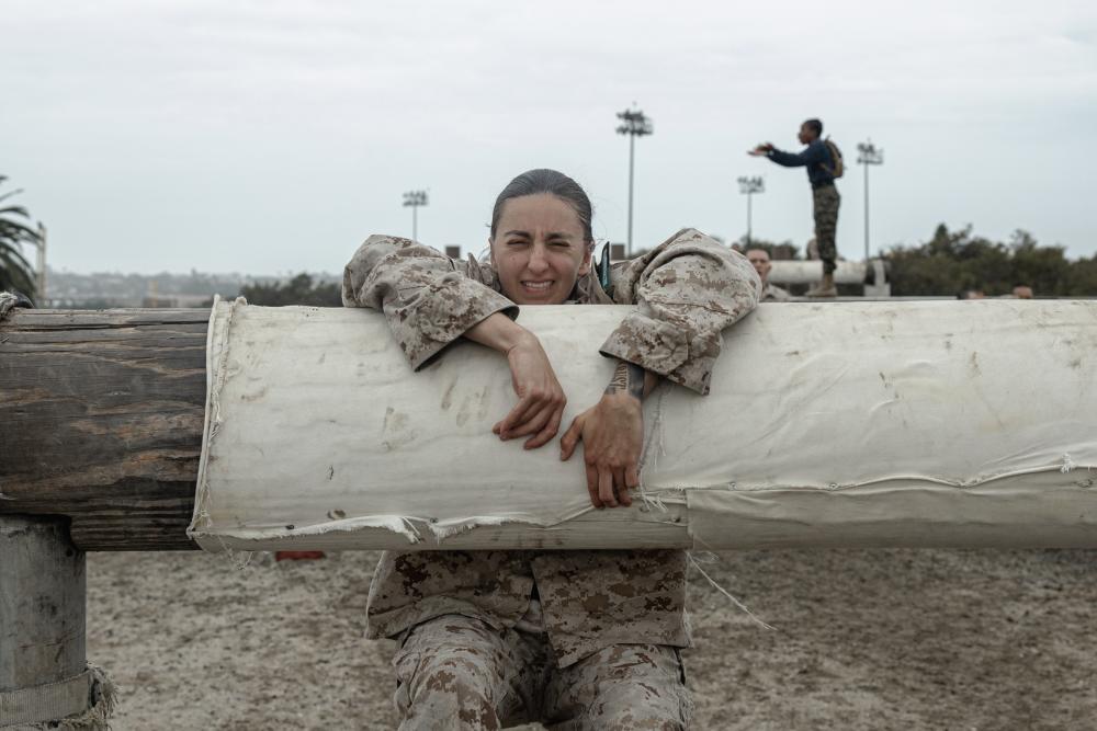 USMarineCorps's tweet photo. The obstacle course is one of many physical training challenges that prepare recruits to become U.S. Marines. Recruits will run through this course many times during training to showcase their ability to navigate obstacles smoothly. Learn more: https://t.co/1qd1aWRiSH https://t.co/uRHHOktVYb