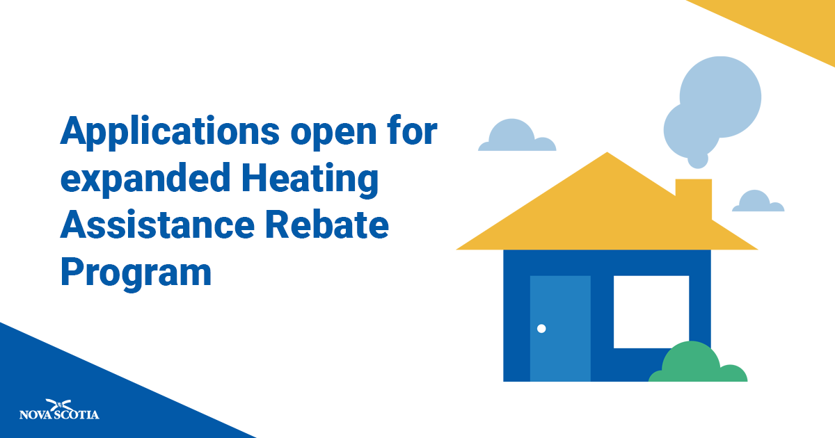The newly expanded Heating Assistance Rebate Program (HARP) is now accepting applications to help more Nova Scotians than ever with rising home heating costs novascotia.ca/news/release/?…