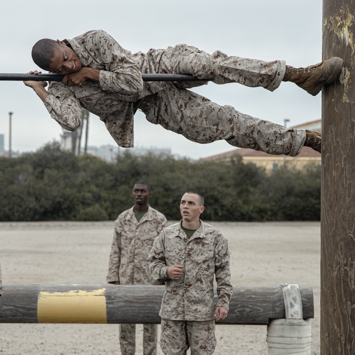 USMarineCorps's tweet photo. The obstacle course is one of many physical training challenges that prepare recruits to become U.S. Marines. Recruits will run through this course many times during training to showcase their ability to navigate obstacles smoothly. Learn more: https://t.co/1qd1aWRiSH https://t.co/uRHHOktVYb
